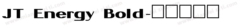 JT Energy Bold字体转换